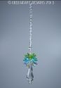 m/w Swarovski Icicle Rare AB Aqua Green PENDULUM S