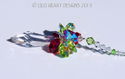 m/w Swarovski Crystal Rare AB Octagons 50mm Christ