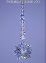 m/w Swarovski Crystal Clear + AB Octagon Sunburst 