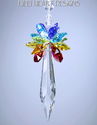 m/w Swarovski Big Icicle Chakra Sunburst Suncatche