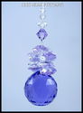 m/w 30mm Swarovski Purple Blue Violet Pineapple Su