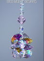 m/w Swarovski Crystal Aurora Borealis and Roseline
