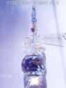 m/w Swarovski Crystal Aurora Borealis Pineapple Su