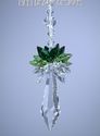 m/w Swarovski Crystal Icicle Pendulum Two Greens S