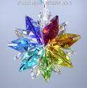  m/w Swarovski Crystal Chakra Colors Lily AB Star 