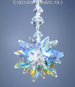 m/w Swarovski Crystal AB Star Double Chakra Stack 