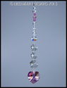 m/w Swarovski Crystal AB 18mm Pink Heart Octagons 