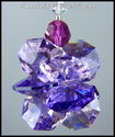 m/w Swarovski Crystal Pink, Purple, Fuchsia Burst 