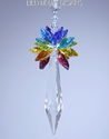 m/w Swarovski Big Icicle Chakra Sunburst Suncatche