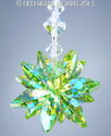 m/w Swarovski Crystal Limited Ed AB Peridot Sun Ca