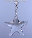 m/w Swarovski 40mm CLEAR STAR Christmas Holiday Or