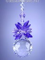 m/w SwarovskI Crystal Purple Violet Pineapple Sun 