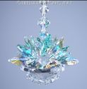 m/w Swarovski Crystal Aqua and AB LOTUS BLOSSOM Su