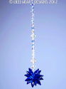 m/w Swarovski Crystal Dk Sapphire COBALT Blue Sun 