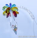 m/w Swarovski Big Icicle Chakra Sunburst Suncatche