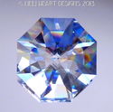 Swarovski Crystal Brilliant 40mm Clear Lily Octago