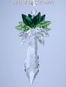 m/w Swarovski Crystal Icicle Pendulum Two Greens S