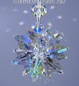 m/w Swarovski Crystal Clear + AB Octagon Sunburst 