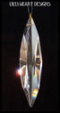 SWAROVSKI 80mm LONG PERFECTLY CUT BEAUTIFUL HANGIN
