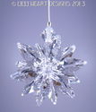 m/w Swarovski Crystal CLEAR Tiny Car Charm Star Su