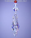 m/w Swarovski Snowflake Ornament Christmas Colors 