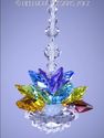 m/w Swarovski Crystal CHAKRA COLORS LOTUS BLOSSOM 