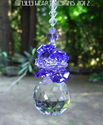 m/w SwarovskI Crystal Purple Violet Pineapple Sun 