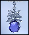 m/w Swarovski Crystal 20mm Ball Purple Pineapple S