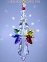  m/w Swarovski Crystal Quad Rainbow Winged Angel S