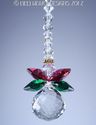 m/w Swarovski Crystal Ball Christmas Angel w/ Halo