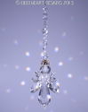  m/w Swarovski Rare Large Quad Winged CLEAR Angel 