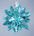 m/w Swarovski Crystal Antique Green Aqua Star Sun 