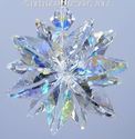 m/w Swarovski Crystal Clear + AB Octagon Sunburst 