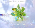 m/w Swarovski Crystal Limited Ed AB Peridot Sun Ca