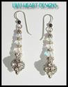 m/w Sworovski Crystal Rare Retired Crstal Earrings