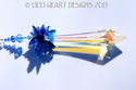 m/w Swarovski Icicle 100mm LONGEST AB Cobalt Blue 