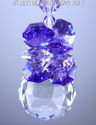 m/w SwarovskI Crystal Purple Violet Pineapple Sun 