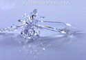 m/w Swarovski Crystal 63mm Icicle + Lily Octagons 