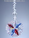 m/w Swarovski Crystal Made in America Flag Star Su