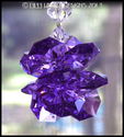 m/w Swarovski Crystal Blue Violet Purple Star Sun 