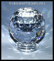 SWAROVSKI'S LARGEST HANGING BALL SUNCATCHER LOGO 7