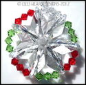 m/w Swarovski Crystal Xmas Colors STAR OF LIFE Sun