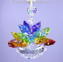 m/w Swarovski AB Rare Chakra Colors Lotus Blossom 