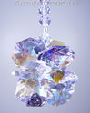 m/w Swarovski Crystal AB + LT. AMETHYST OCTAGONS S