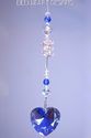 m/w Swarovski Crystal Aurora Sapphire Blue Heart S