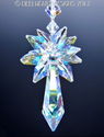 m/w Swarovski AB 40mm Logo Icicle Star Sun Catcher