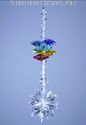 m/w Swarovski Clear Crystal STAR Chakra Octagons S
