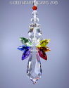  m/w Swarovski Crystal Quad Rainbow Winged Angel S