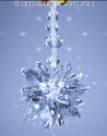 m/w Swarovski Clear Crystal STAR Chakra Octagons S