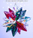 m/w Swarovski Crystal Christmas Colors AB Cluster 